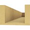 Ekena Millwork 6in. W x 4in. H x 36in. L Chapel Hill Woodgrain TimberThane Rafter Tail, Primed Tan RFTUR06X04X36CHPRCPR - alternate 3